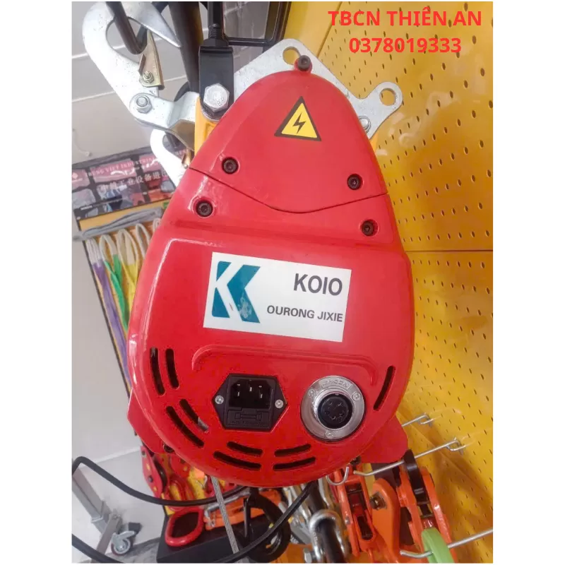 Tời điện KOIO 160kgx30m điện áp 220V