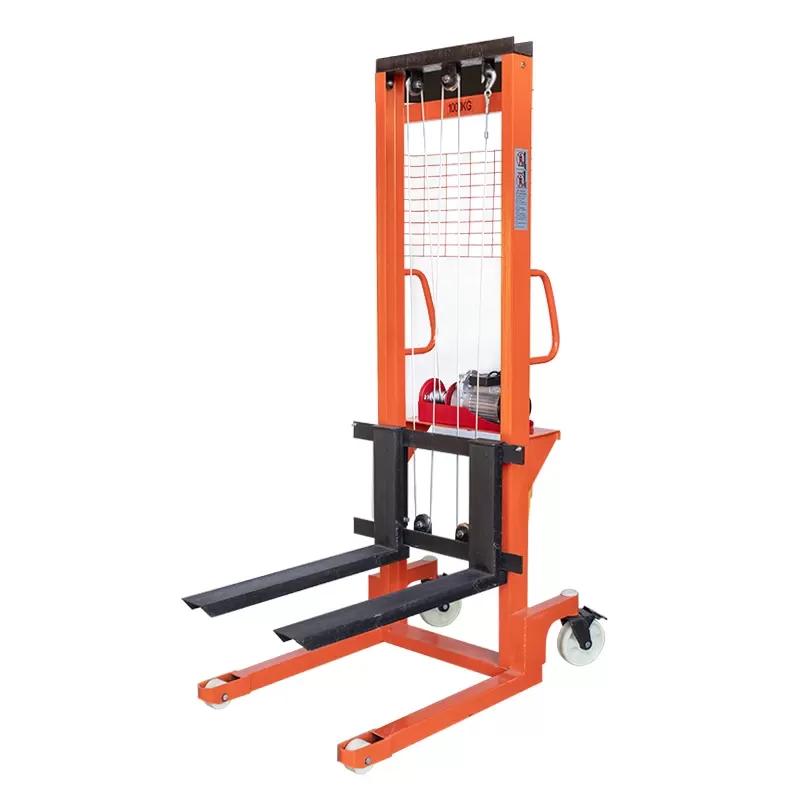 Xe nâng điện tay cao càng V 2Tx1.6m