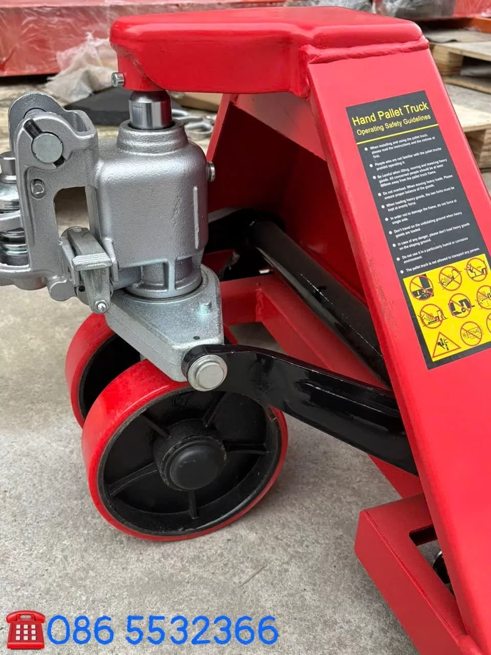 Xe nâng tay thấp bánh PU 5 Tấn
