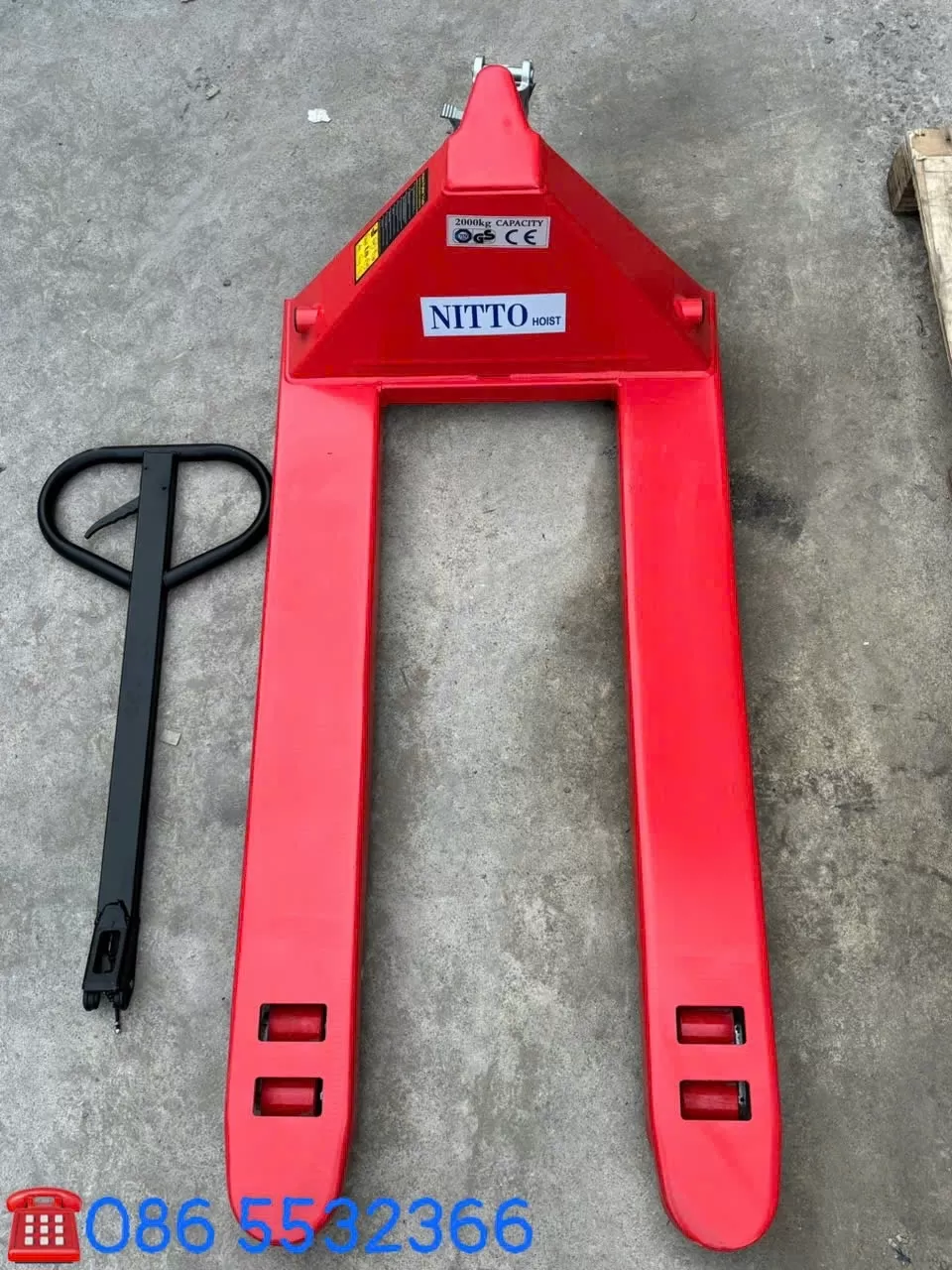 Xe nâng tay thấp bánh PU 5 Tấn