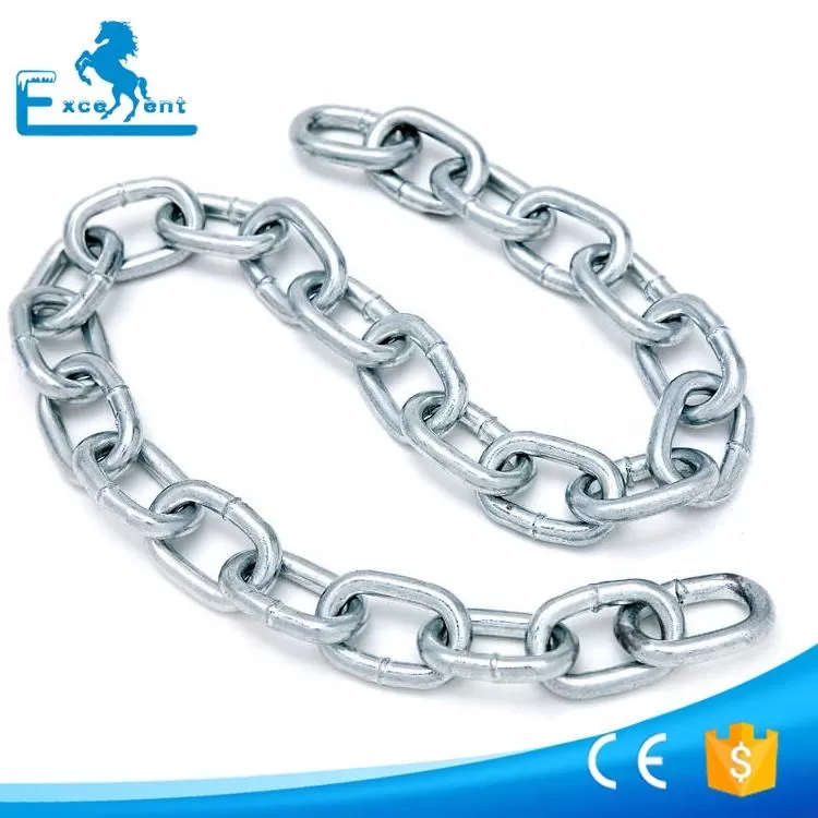 Xích trắng mạ kẽm phi 2 3 4 5 6 8 10 12 14mm