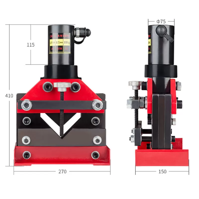 Đầu cắt thanh sắt V CAC-75