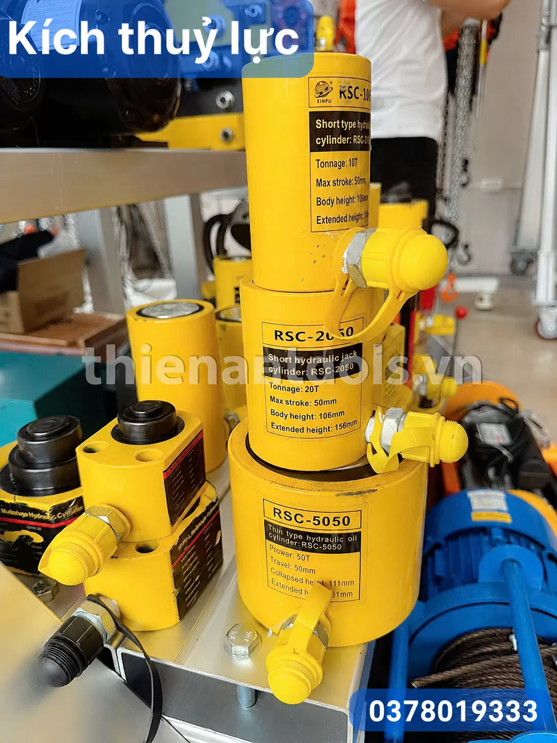 Kích thuỷ lực RSC-10050 100 tấn 50mm