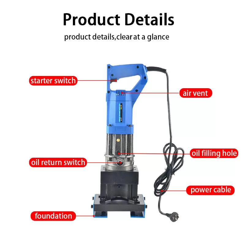 Máy cắt góc thủy lực cầm tay JL