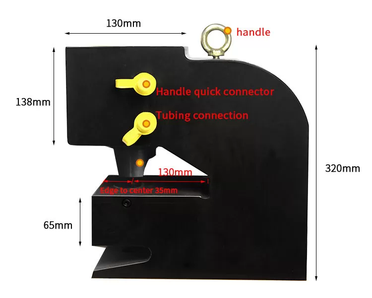 Máy đột lỗ thủy lực CH-100