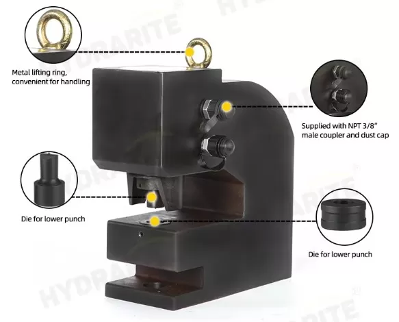 Máy đột lỗ thủy lực HHM-80