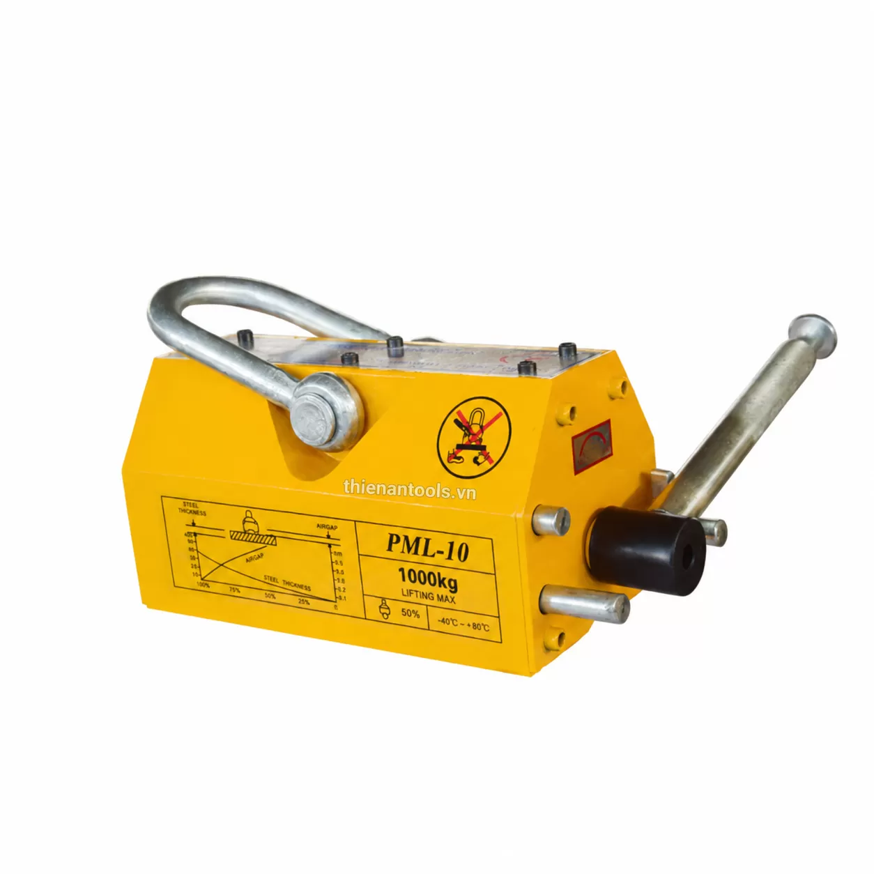Nam châm nâng hàng tay gạt 2000kg PML-20