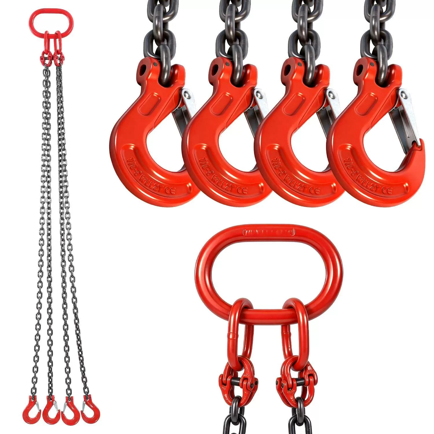 Sling xích cẩu hàng G80 tải trọng 20 tấn