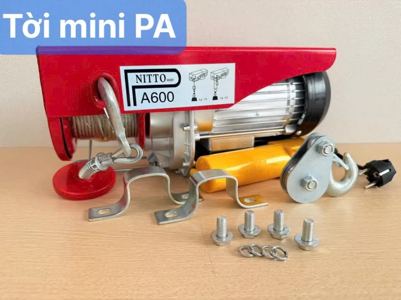Tời điện mini Nitto PA800-30m