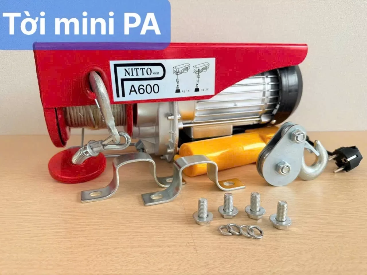 Tời điện mini Nitto PA800-30m
