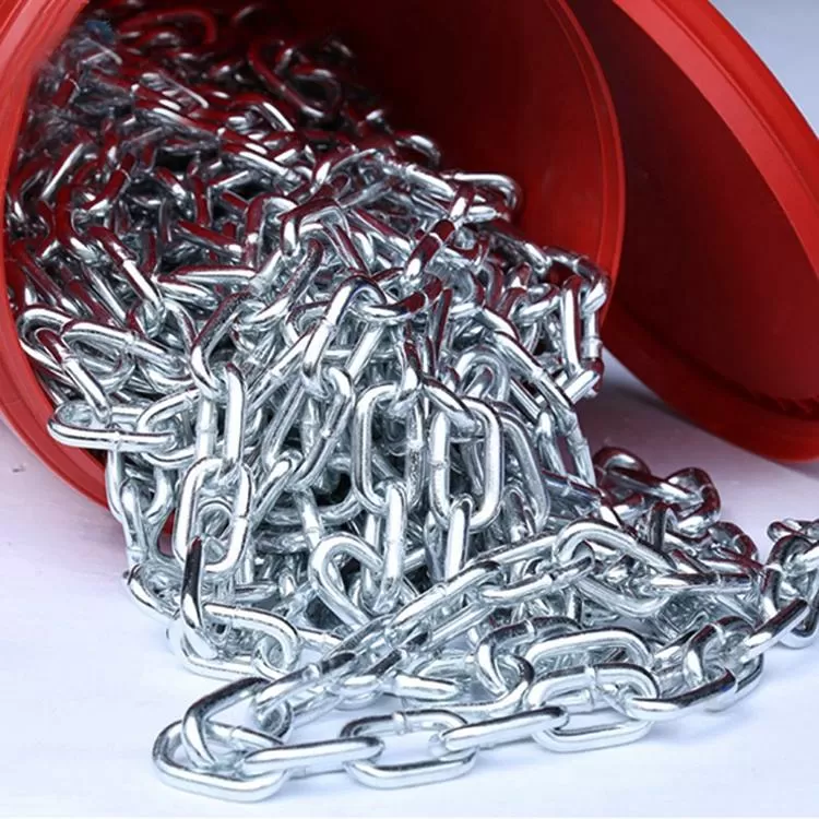 Xích trắng mạ kẽm phi 2 3 4 5 6 8 10 12 14mm